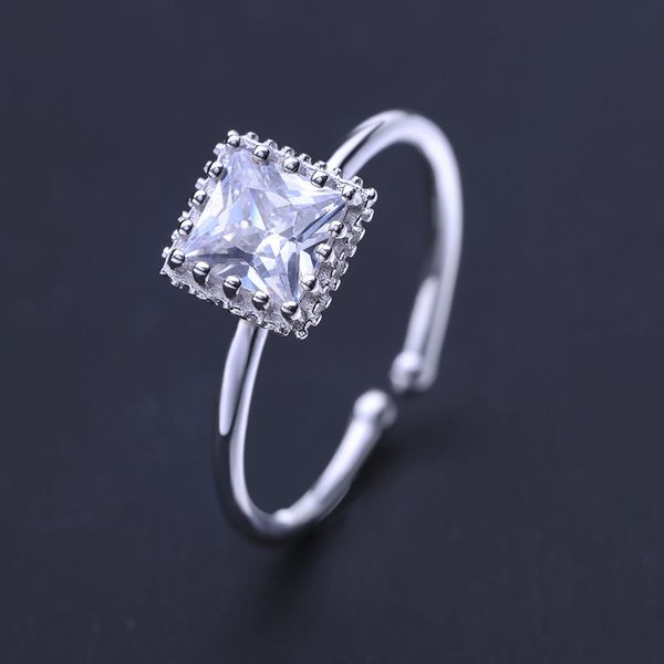 

wedding party silver s925 beaded pearl gift woman lady diamond jewelry ring for bride acting initiation graduation cde-247, Golden;silver