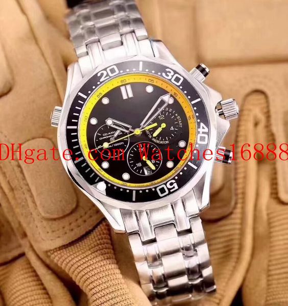 

diver chronograph quartz watch 212.30.44.50.01.002 mens watch 44mm men's wrist watch, Slivery;brown