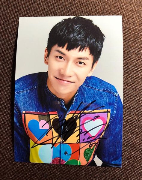 

hand signed lee seung gi autographed p 5*7 k- 122019m