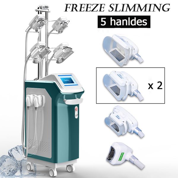 

e the fat 5 handles cryo weight loss device cool fat removal machine cryolipolysis equipment slimming machine