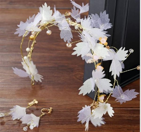 

new atmosphere korean sen series flower wreath wedding dress p studio wedding accessories, Silver