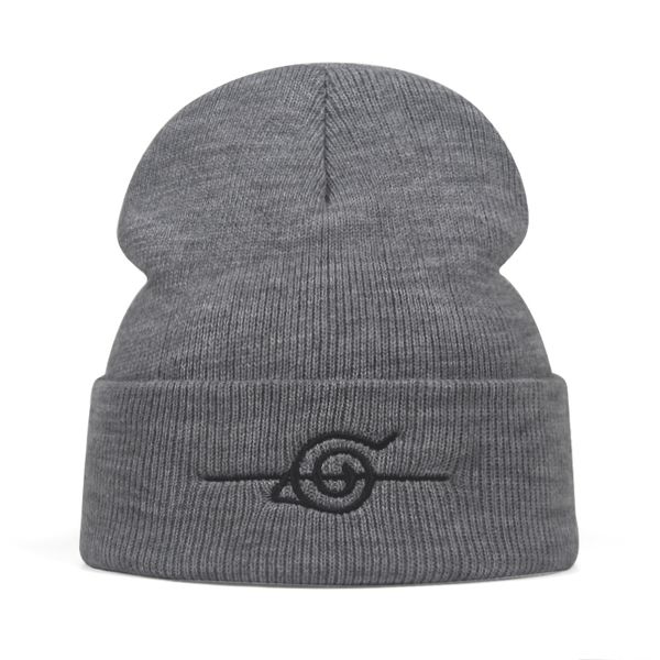 

2019 new naruto beanie embroidery uchiha payne men women knit cap knitted hat skullies warm winter ski hip hop hat, Blue;gray