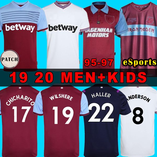 

19 20 Запад трикотажных изделий футбола 2019 2020 United CHICHARITO HAM LANZINI АНТОНИО F.ANDERSON 100-й ретро 95 97 100 лет Билич Лэмпард Dicks