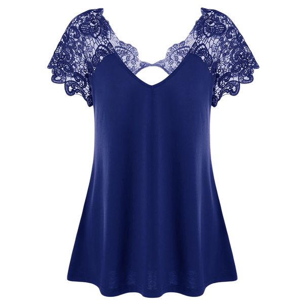 

woman shirt women designer shirts plus size cutwork lace up trim loose women casual hollow out summer tees female fashion shirts, White