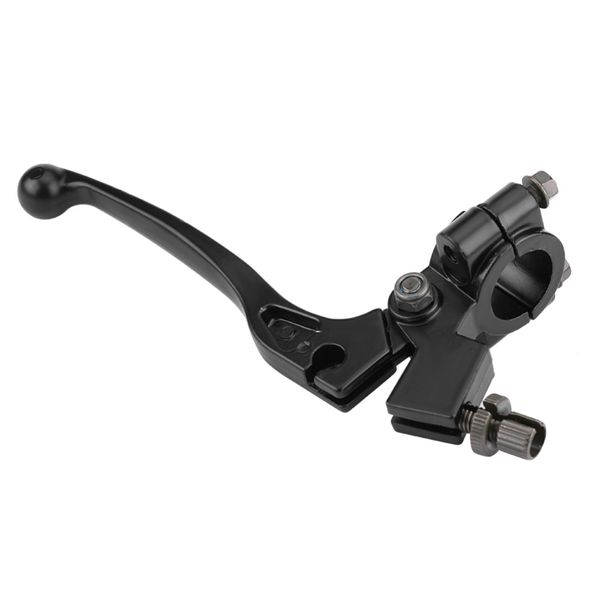 

22mm 7/8in handlebar folding clutch lever with perch for 50cc - 125cc dirt pit bike crafted from anodized aluminum black