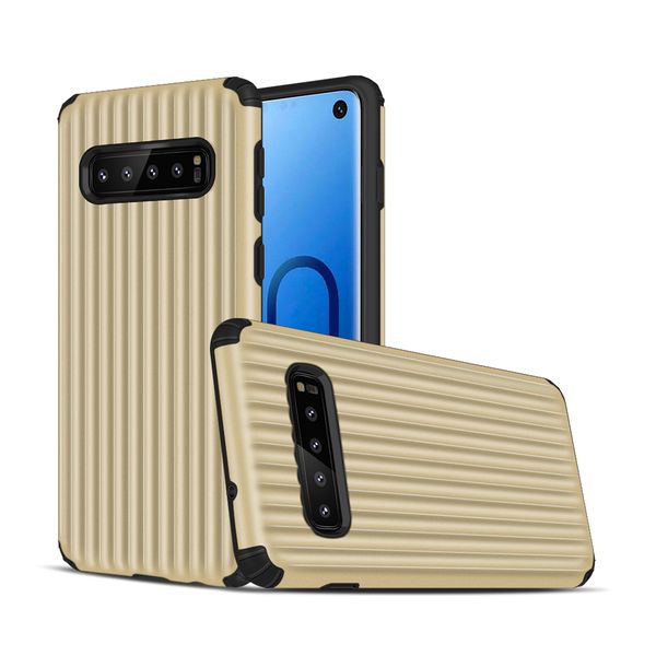 

2019 new arrivals luxury tpu+pc for samsung s10e luggage case cute back cover suitcase phone case for s10 luggage phone case
