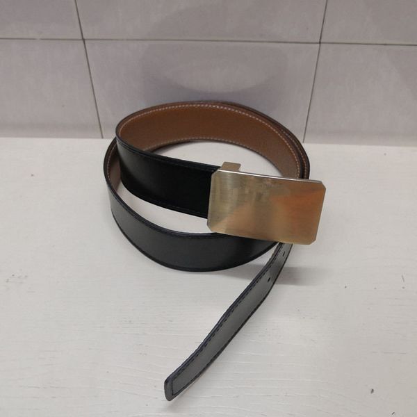 

Men belt de igner women belt belt men big buckle belt fa hion men leather belt whole ale with box, Black;brown