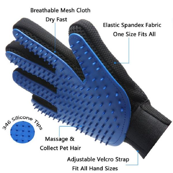 

pet glove for cats cat grooming pet dog hair deshedding brush comb glove for pet dog finger cleaning massage glove for animal