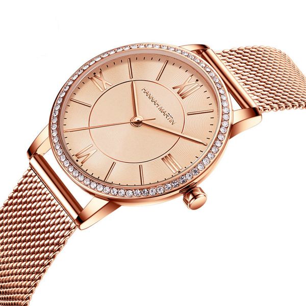 

luxury women watches starry sky female clock quartz wristwatch fashion ladies wrist watch, Slivery;brown
