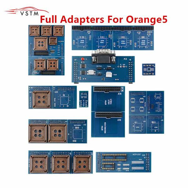 

full adapters works for orange 5 programming device full set works orange5 professional programming device