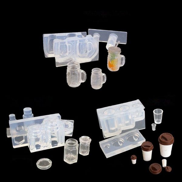 

Jewelry & Accessories Drink Bottle Coffee Cup Honey Jar Resin Silicone Molds Epoxy Resin Jewelry Tools