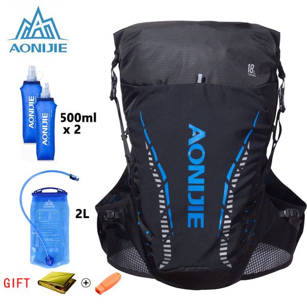 

onijie c943 lightweight hydration backpack rucksack bag vest for 2l water bladder hiking camping running marathon race sm