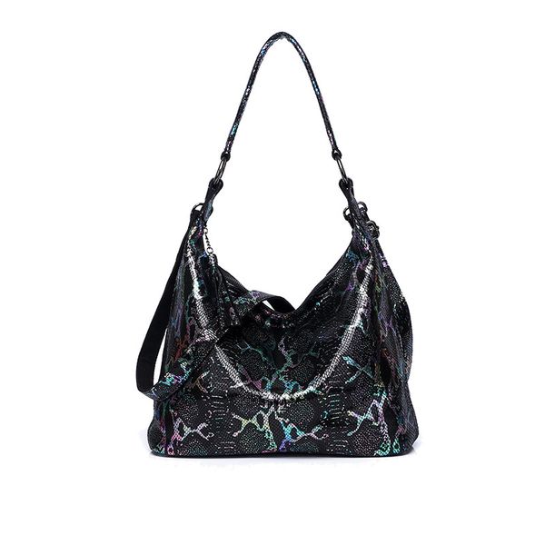 

pu кожи плеча женщин сумки большие сумки высокого качества серпантин дизайнер crossbody сумка с chains 2020 новые