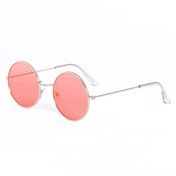 

dokly 2019 fashion show style retro hippie metal lennon round sunglasses women vintage sunglass round sunglasses uv400, White;black