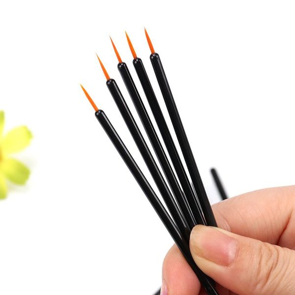 

300pcs disposable eyeliner brushes individual applicator superfine nylon eye liner liquid wand eye liner professional brush