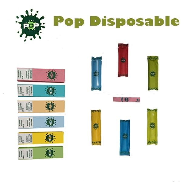 

Pop одноразового устройства Pod Starter Kit 280mAh Аккумулятор 1,2 мл картриджей Vape Pen картридж Упаковка Ecig Pop Puff Слейте 10 цветов в наличии