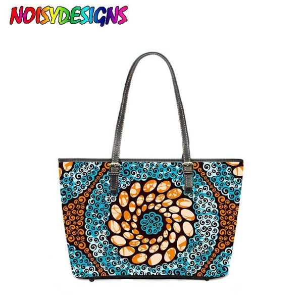 

noisydesigns luxury tote bag ladies fashion women shoulder bag feminine vintage flower africa pattern handbag new bolsos mujer
