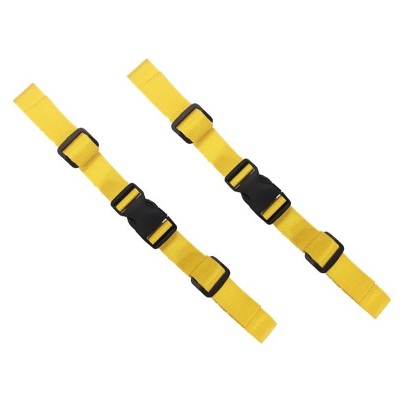 

2 pieces adjustable backpack chest sternum harness straps nylon waist buckle clips