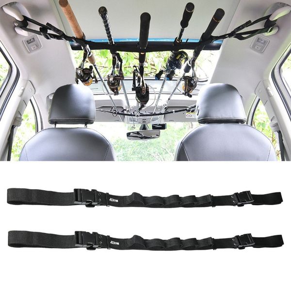 

1pcs fishing portable rack car fish rafter fishing rod strap rod saver vehicle carrier band holder belt strap