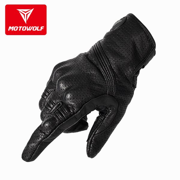 

winter motorcycle handguards riding equipment waterproof winter knight locomotive windproof thickening plus velvet warm gloves, Black