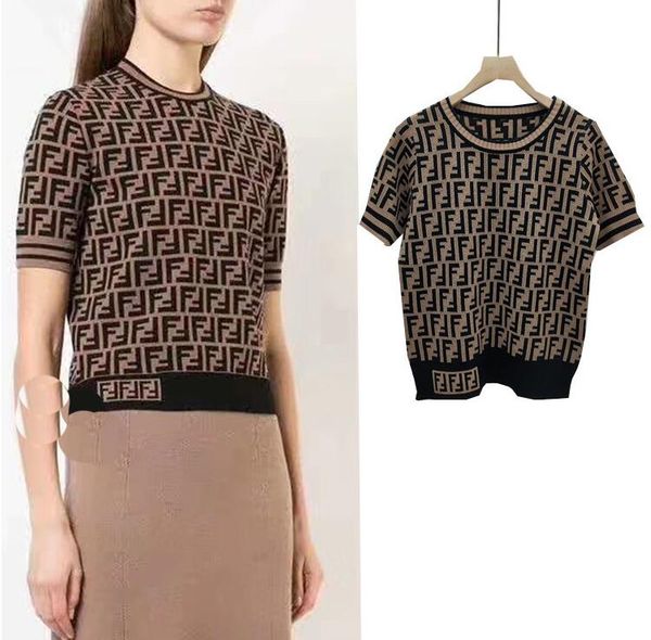 2019 Top Quality 2019 New Style Women Full FF Design Short Sleeve Casual T Shirt Girls FF T Shirt Sweater From Qiuqiu456, $30.28