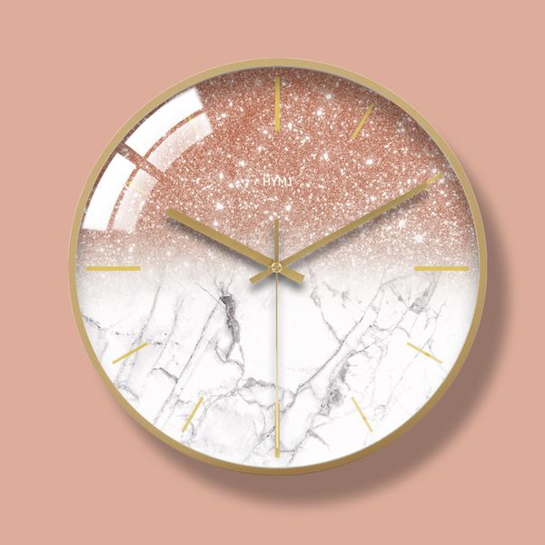 

modern simple wall clock light luxury clock living room creativity fashion wall decorations living room watch bb50wc