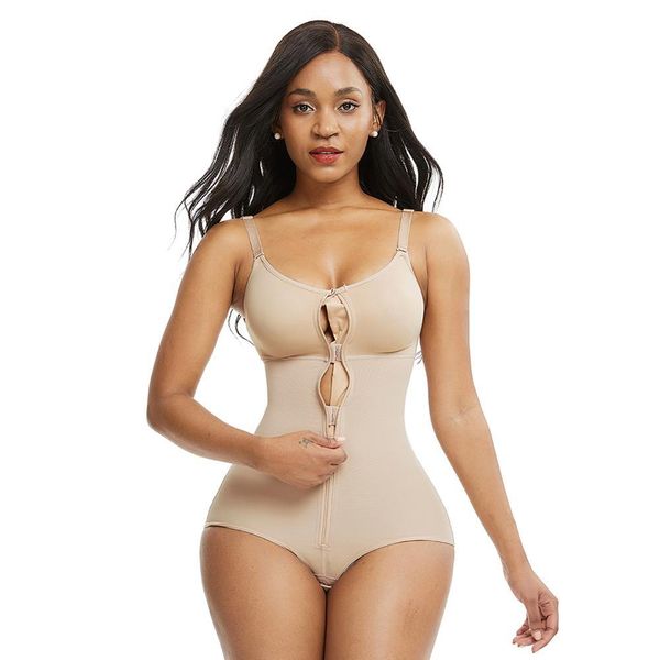 

waist trainer body shaper feelingirl women's slimming underwear bodysuit shapewear postpartum recovery modeling strap corset, Black;white