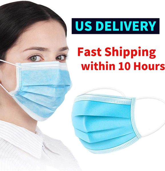 

(Фото в США) Одноразовая маска Маска защитная для лица для блокировки пыли загрязнения воздуха