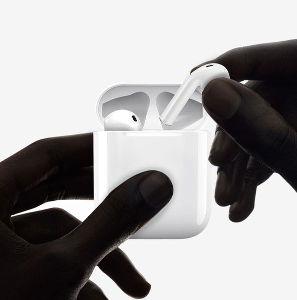 

2019 bluetooth double ear earphone head et airpod work touch voice contro dhl hipping