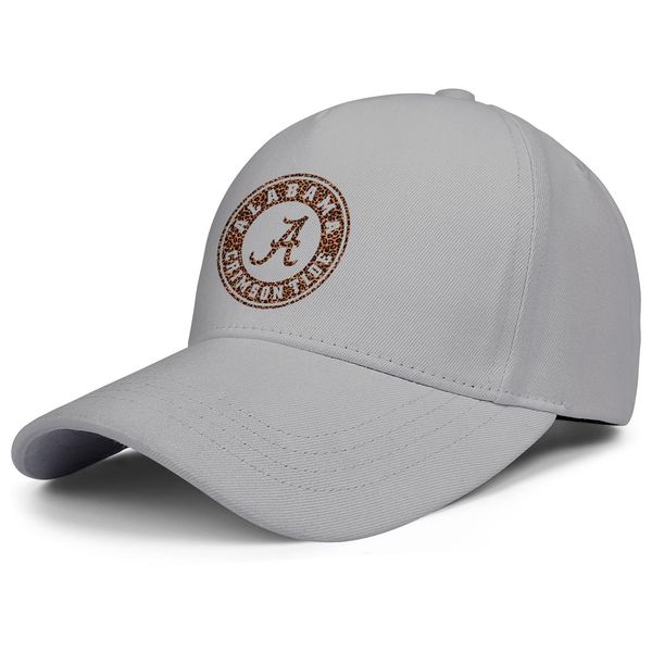 Alabama Crimson Tide Football Logo Leopard Print Grey Mens And Womens Trucker Cap Ball Cool Designer Running Hats Baby Cap Embroidered Hats From