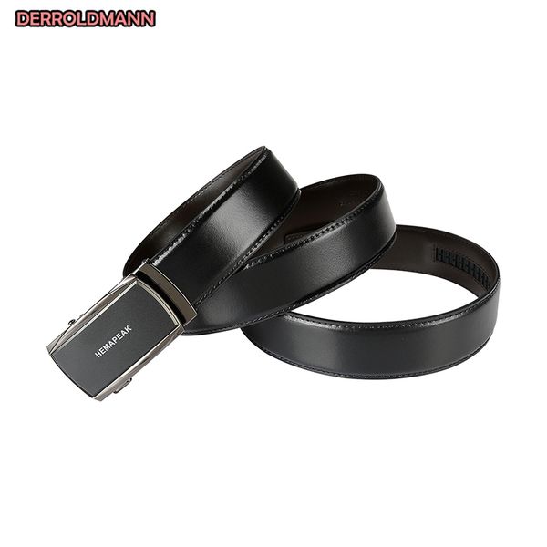 

men's leather belt italy shiny leather material business belt with buckle matte with shiny smooth border, Black;brown