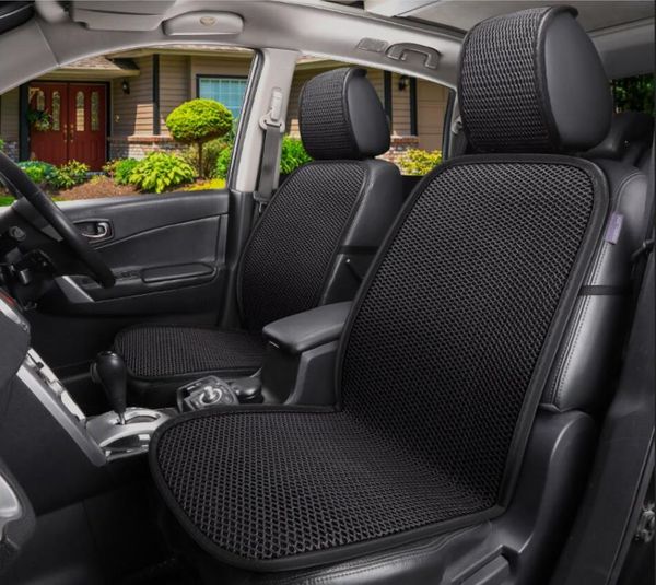

front car seat cover four seasons universal 3d mesh breathable seat cushion summer cool auto interior car protector