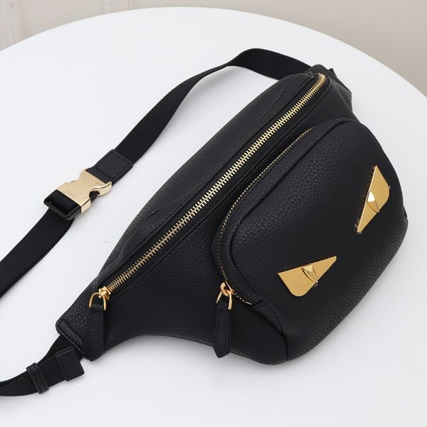 

designer-women designer waist bag fanny pack bumbag belt sport bag luxury bags genuine cowhide leather purses travel bags monster package