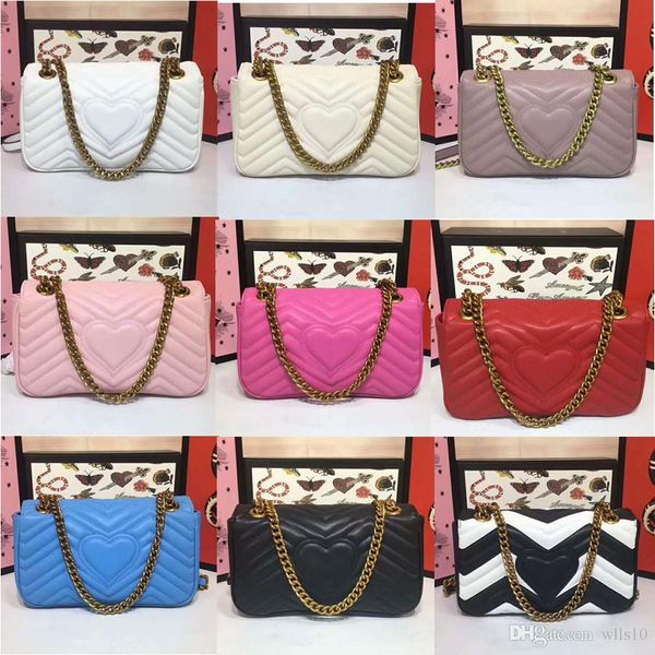 

sell the new marmont wave pattern retro 2g buckle chain shoulder bags designer bags luxury cross body bag women bag 43497