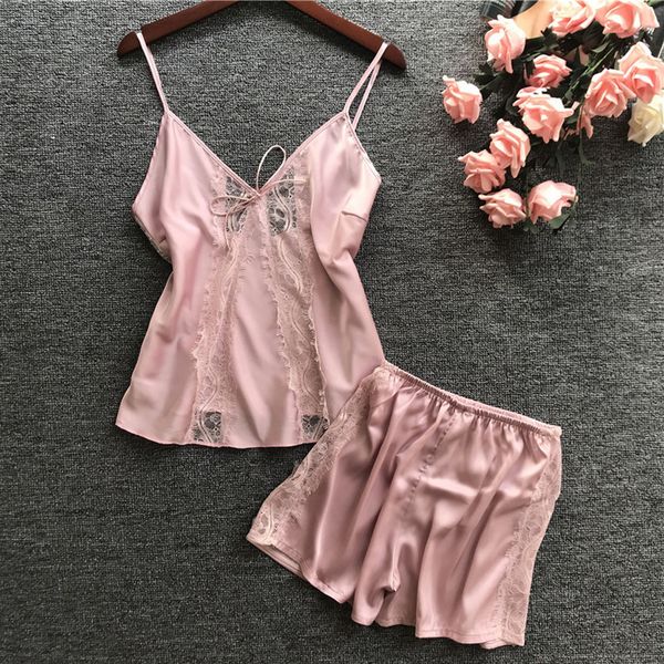 

сексуальные пижамы для женщин pizama damska bawelna кружева ночная рубашка твердые женщины атласные пижамы набор бесшовные пижамы para as mu, Blue;gray