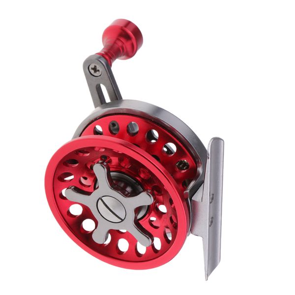 

fly fishing reel with cnc-machined aluminum alloy body, lightweight fly wheel