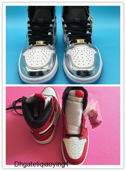 

новый 1 i high og красный серебристый мужчины баскетбольные кроссовки кроссовки 1s спорта на открытом воздухе тренажеры с коробкой 2020 разм, Black