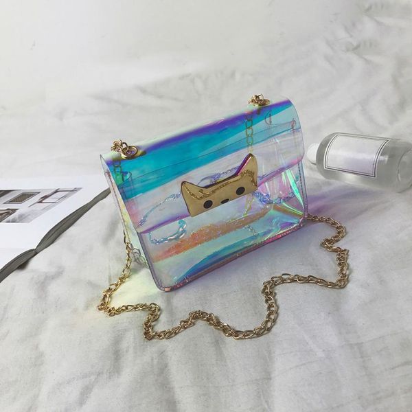 

женщины девушка crossbody сумка 2018 новой мода cute cat candy bag ladies clear crossbody плечо сумка