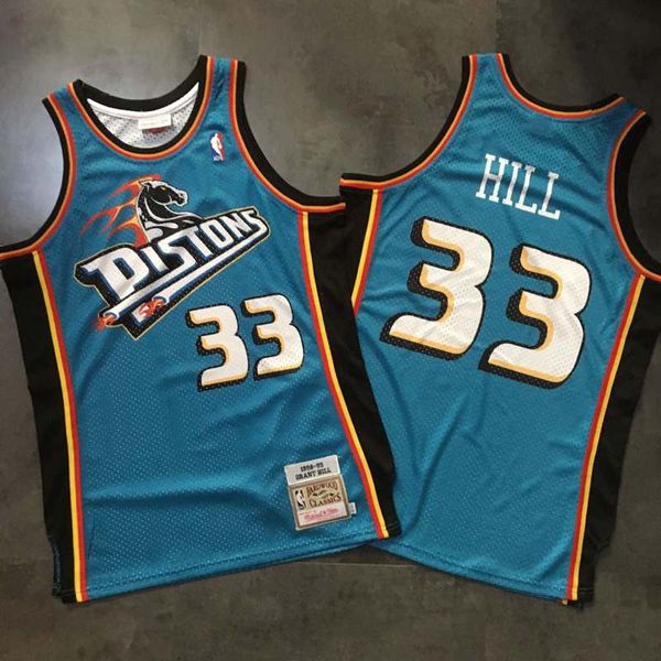 grant hill teal pistons jersey