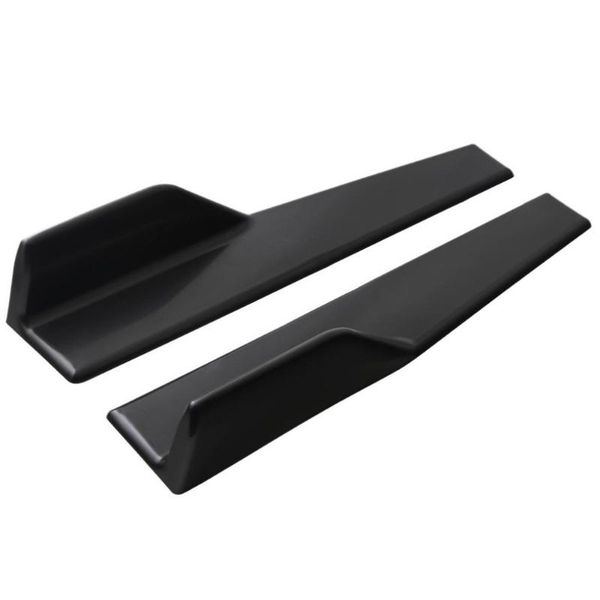 

45cm universal car body side skirt rocker splitters strakes extension splitters moulding trim auto car accessories