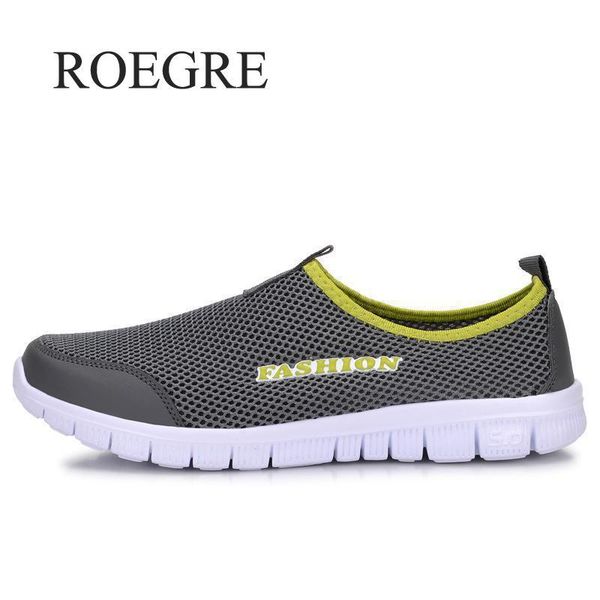 

sneakers men's summer shoes 2019 new plus size 35-46 comfortable men casual shoes mesh breathable loafers flats shoes footwear y200104, Black