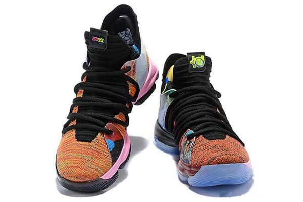 

new arrival what the kd x 10s ice blue pink green sports basketball shoes 10s kevin durant 10 ep athletic sneakers us 7-12