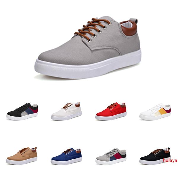 

men shoes no-brand canvas spotrs casual sneakers white black red grey khaki blue fashion new style shoes 214