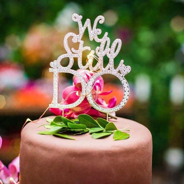 

3th 4th 5th 6th 7th 8th 9th 10th 20th 30th 40th 50th wedding anniversary vow renewal cake er table centerpiece decoration