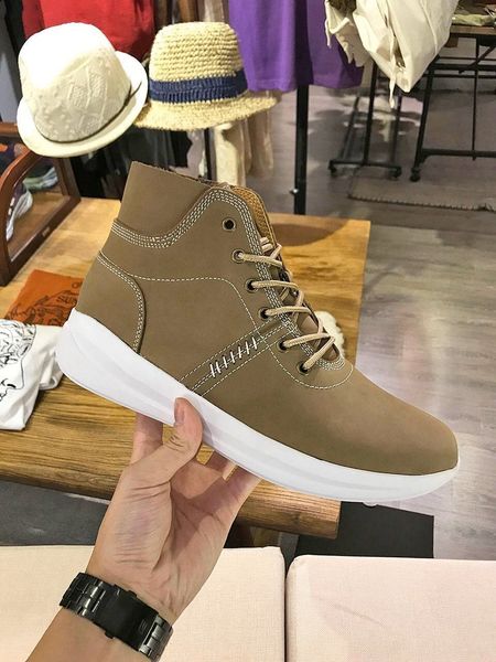 

martin booties fashion designer motocycle women/men luxury nail shoes khaki boots genuine leather boots flat bottom ing, Black
