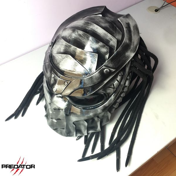 

predator motorcycle helmet full face iron warrior man helmet dot safety moto certification black colorful carbon fiber iron man
