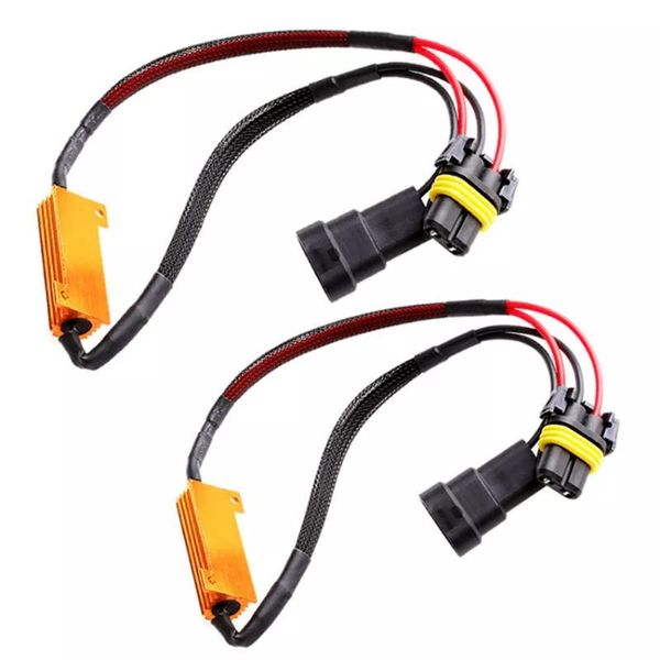 

нагрузка 50w 2pcs сопротивление провода с ошибка отменить сигнал поворота противотуманные фары аксессуары авто запасные части fast car led д