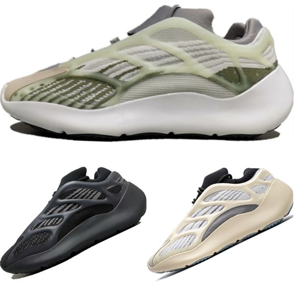 

с box 2020 azael 700 v3 mesh дышащие серебристые спортивная обувь оригинал 700 v3 azael eva встроенный буфер пены jogger обуви, Black