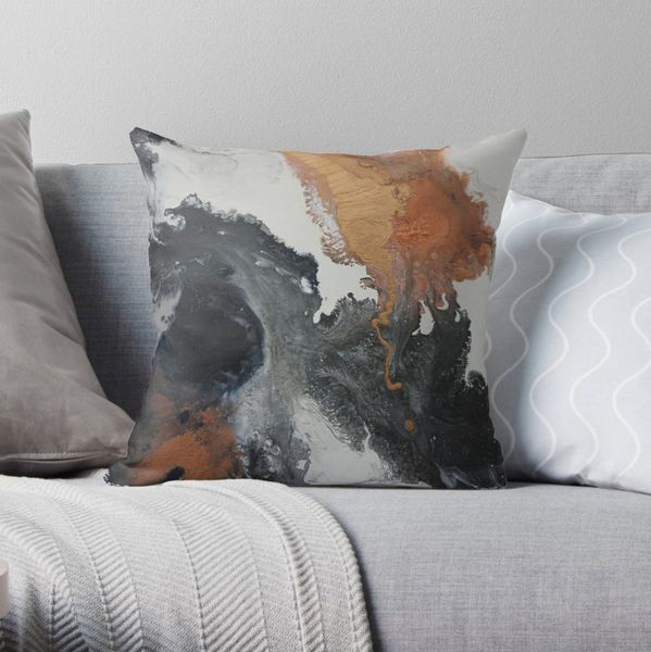 

mono copper pillow covers cases pattern nordic cover cushion pillowcase square print pillow case