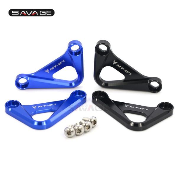 

rear footrest blanking plates for mt-07 mt07 fz-07 fz07 2014-2020 19 18 motorcycle racing hook cnc foot rest left right